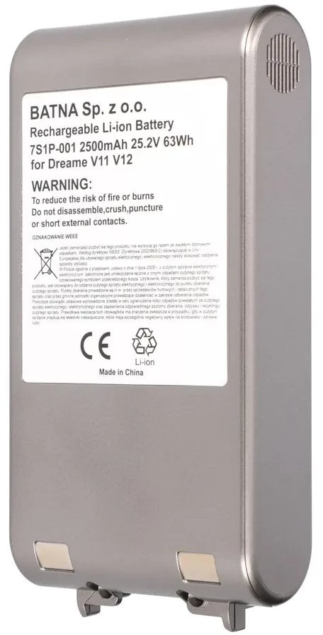 Bateria, akumulator do odkurzacza Dreame | V11 V12 V11SE V12Pro V16 25.2V 2500mAh