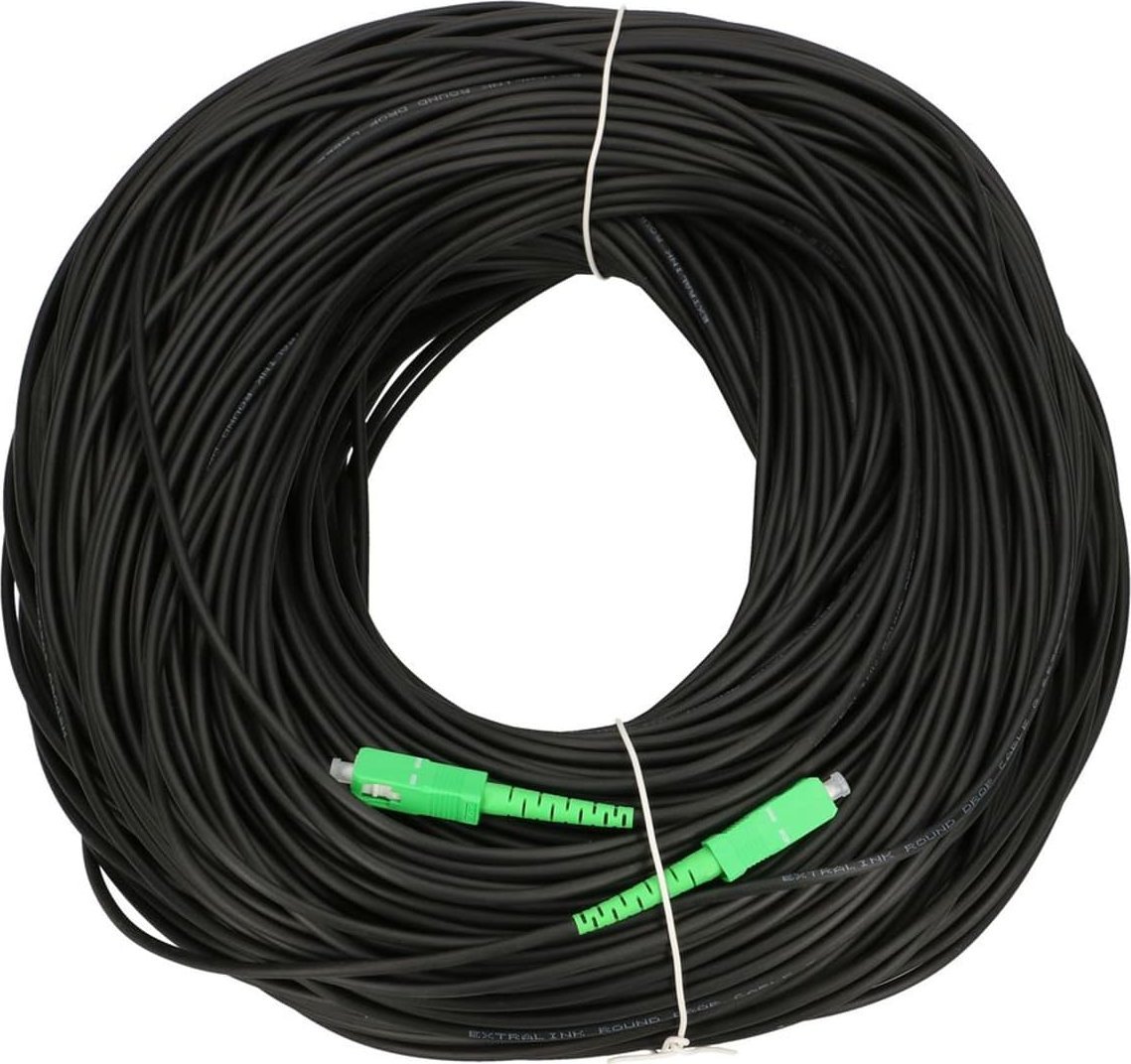 ExtraLink EXTRALINK PATCHCORD SC/APC-SC/APC ROUND DROP SM SIMPLEX G.657A2 140M