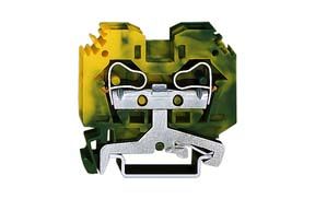 Wago Złączka do przewodu ochronnego 2-przewodowa 10mm2 żółto-zielona - 284-107