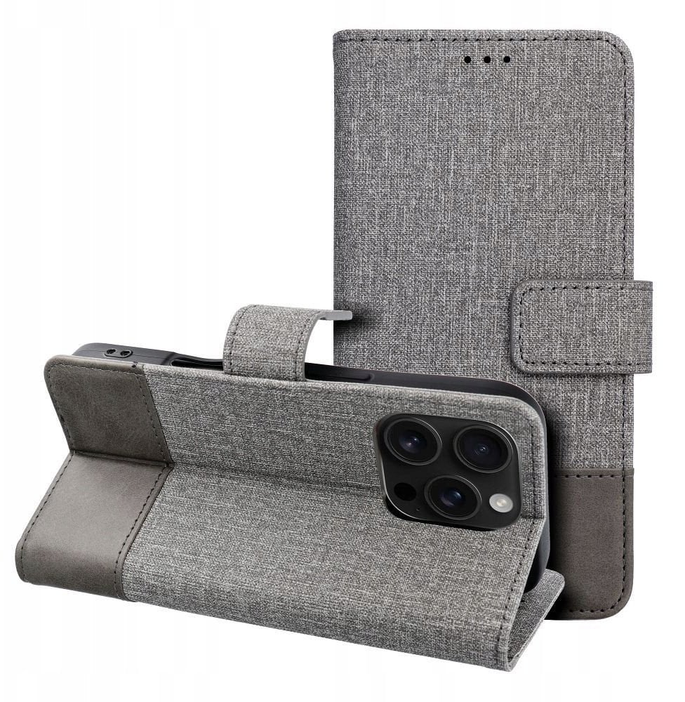 Kabura GOMMA Book do IPHONE 17 Pro szary