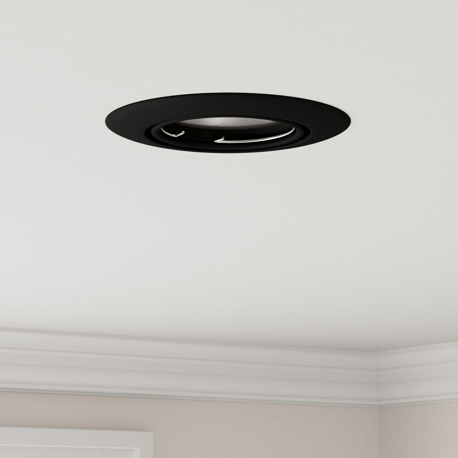 Lampy vidaXL Zestaw 6 Czarny Plastik 9 cm Nowoczesne