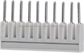 Wago Mostek grzebieniowy 10-torowy jasnoszary (2000-410)