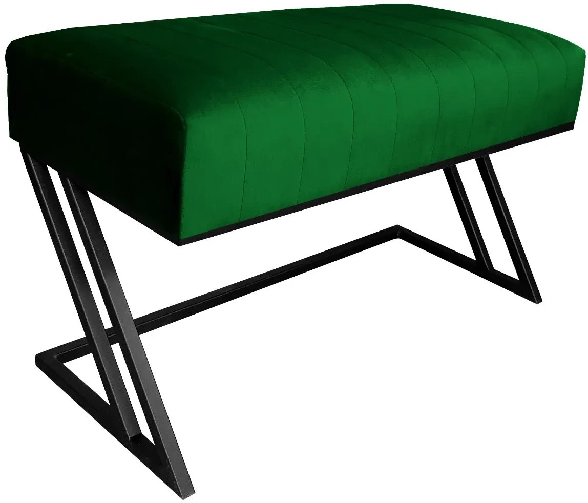 Ławka ROZALIA MG VELVET zielona ATOS