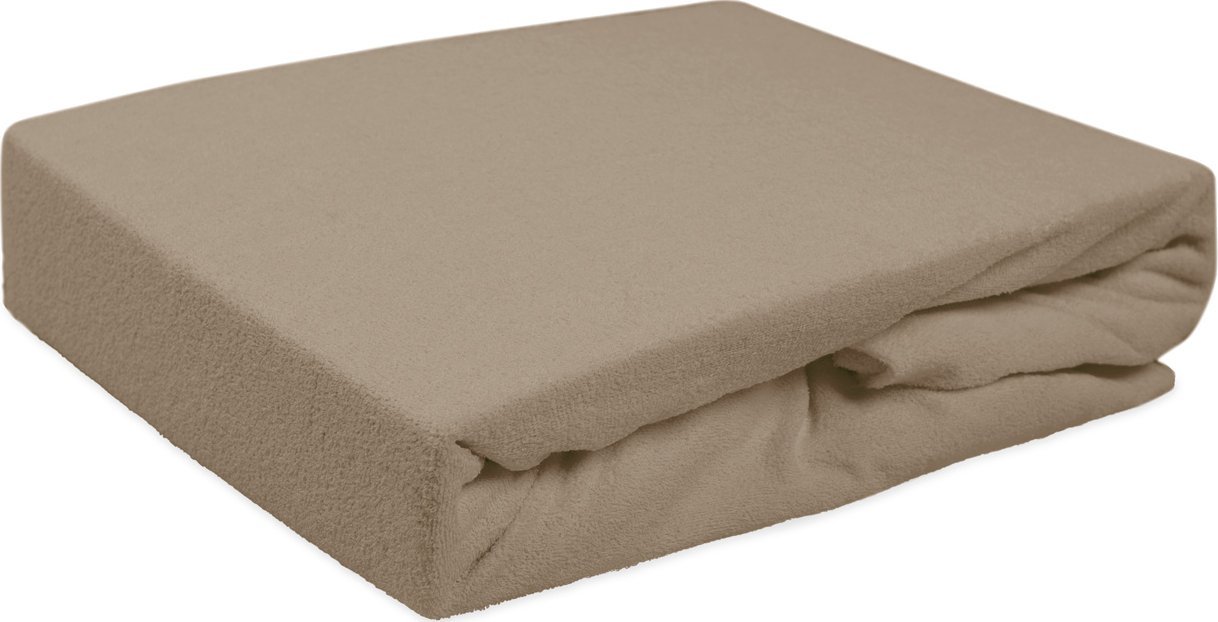 Darymex Prześcieradło frotte z gumką kakao 046/150/160x200 Darymex