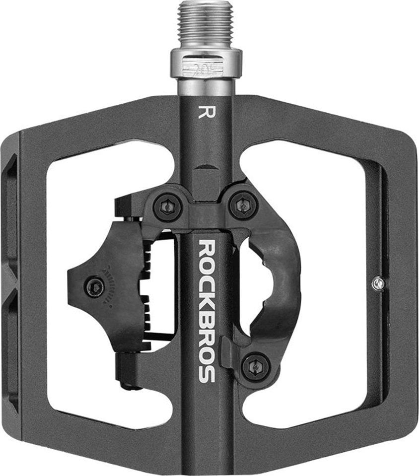 RockBros Zestaw pedałów rowerowych Rockbros PD15-BK ze stopu aluminium - czarne