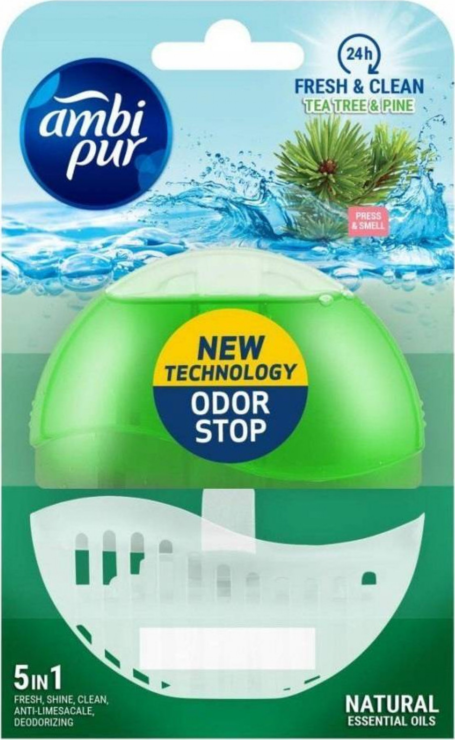 Ambi Pur Ambi Pur, Odświeżacz do WC, tea tree & pine, 55 ml (HIT)