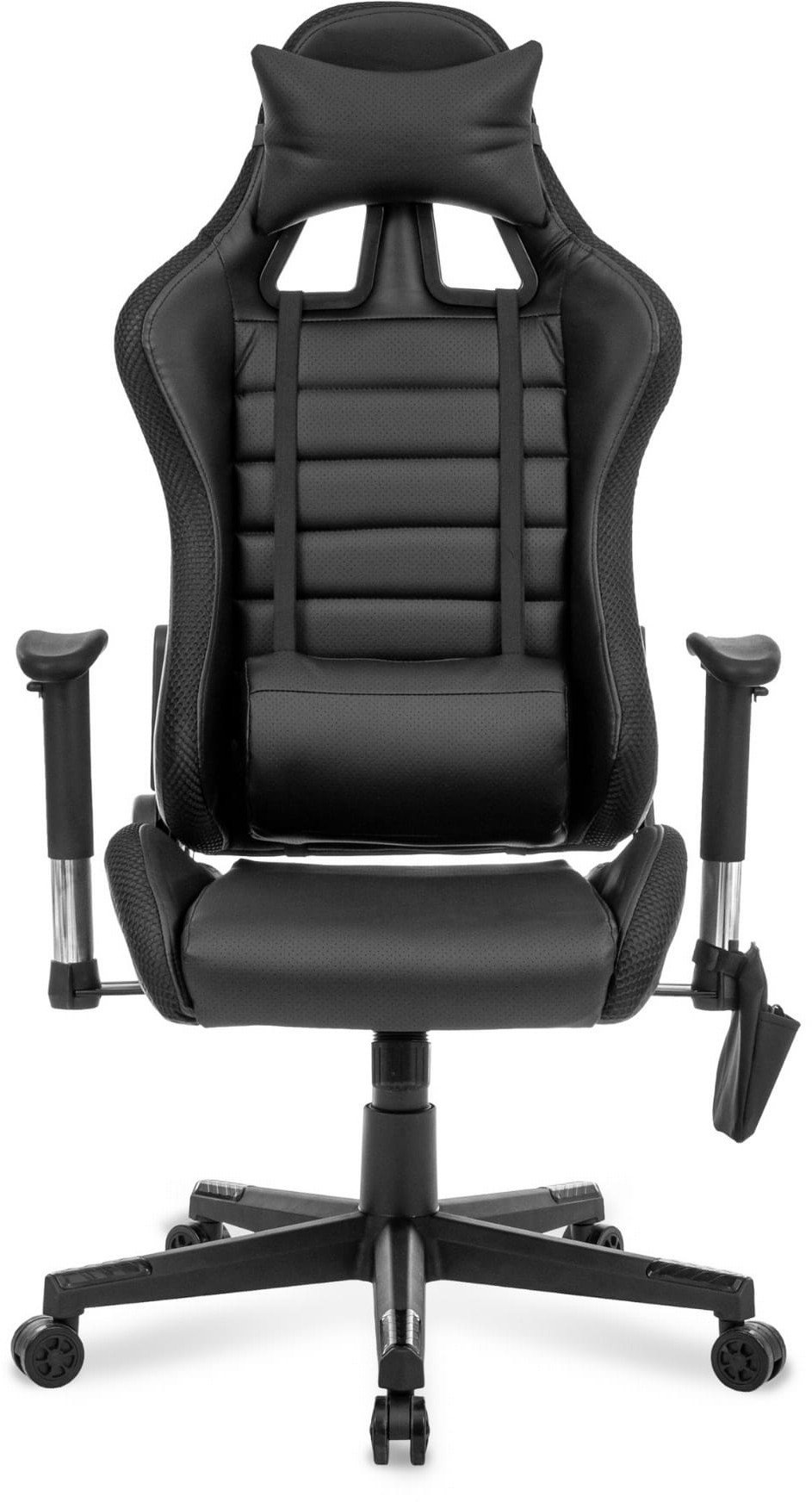 FOTEL GAMINGOWY SKILL RGB COMBO BLACK Z OŚWIETLENIEM LED I PILOTEM