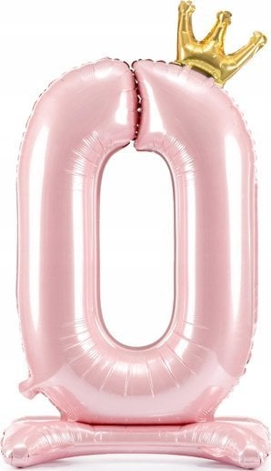 PartyDeco Stoj±cy balon foliowy 0 jasny róż 84cm