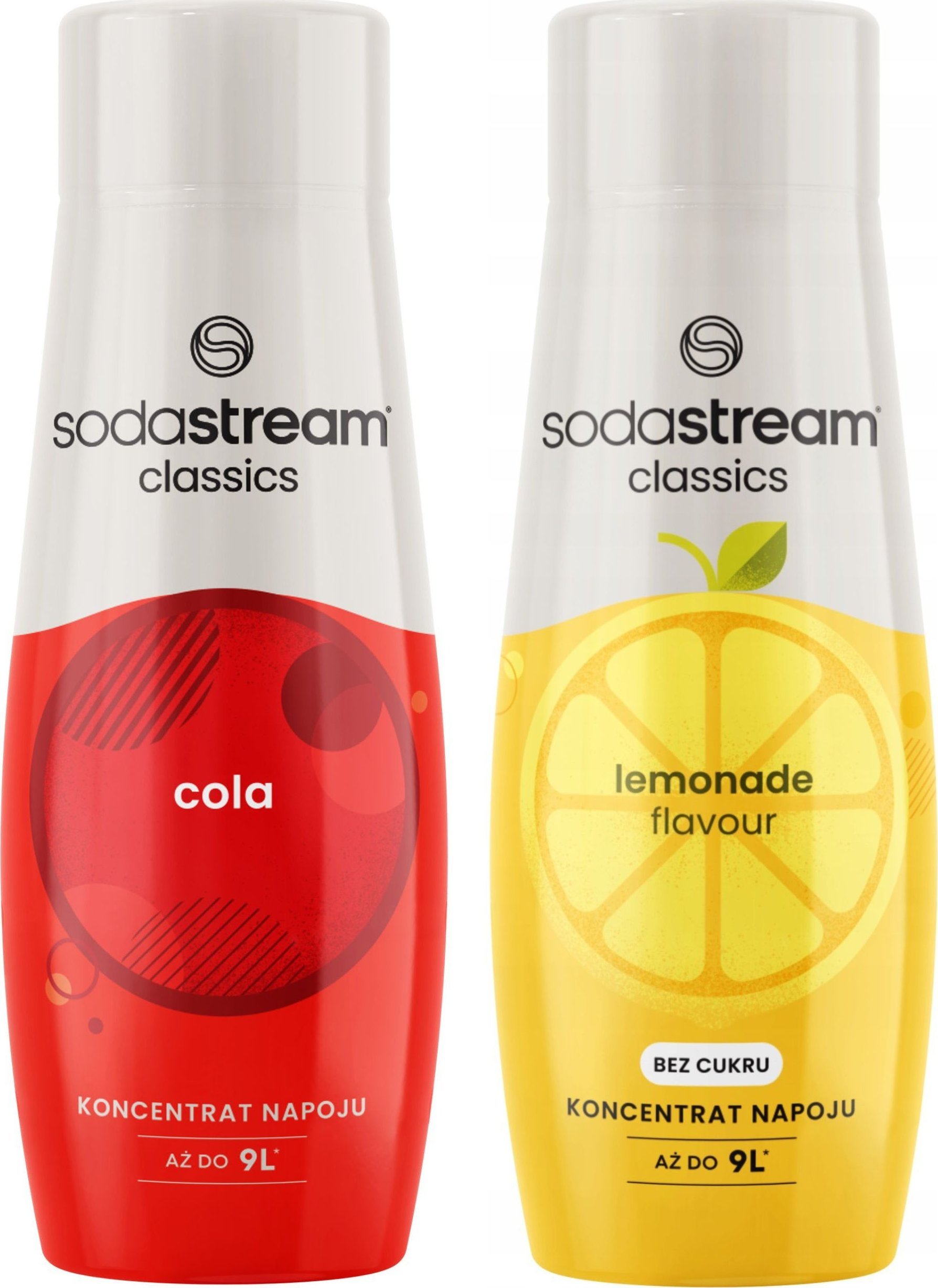 Zestaw 2 koncentratów SodaStream smak Cola+Lemonade