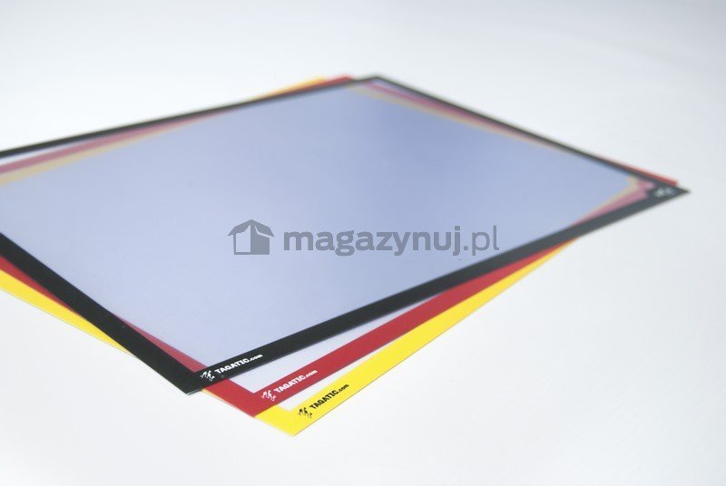 Tagatic Magnetyczna - suchościeralna ramka na dokumenty A5 (kolor żółto-czarny)