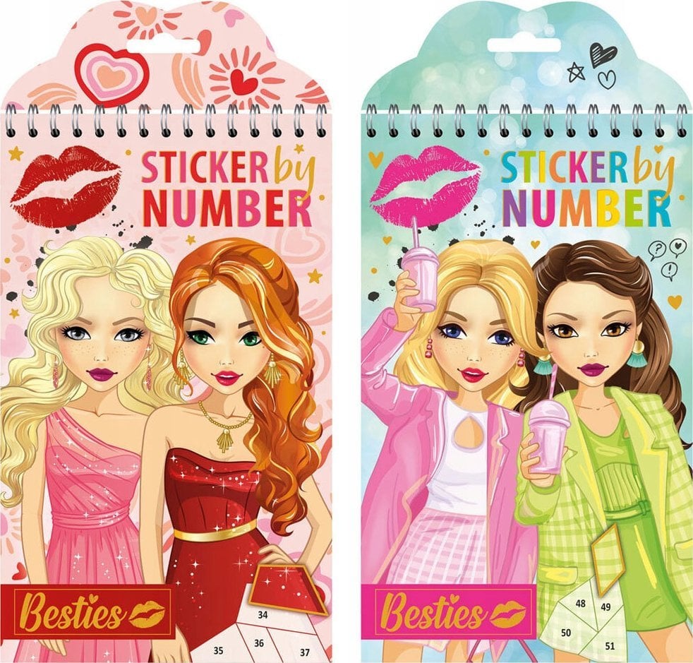 *****Wyklejanie po nr notatnik modelki róż 24230