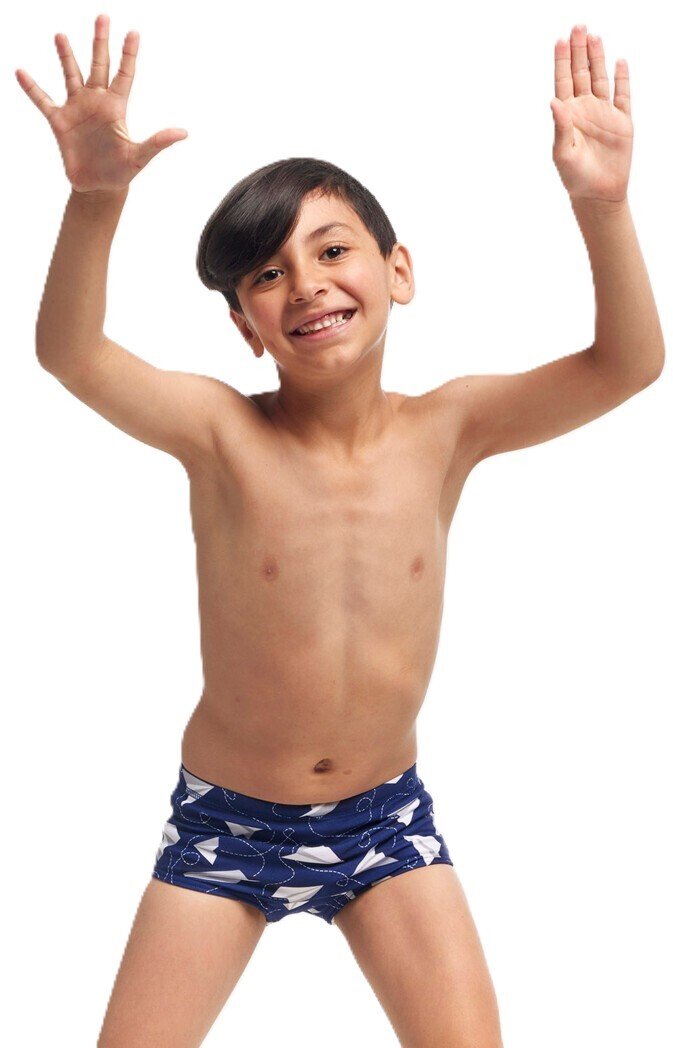 Funkita KĄPIELÓWKI TODDLER BOYS FUNKY TRUNKS PAPER PLAIN FTS002B7199107 AUS/UK22 7 rozmiar 122-127