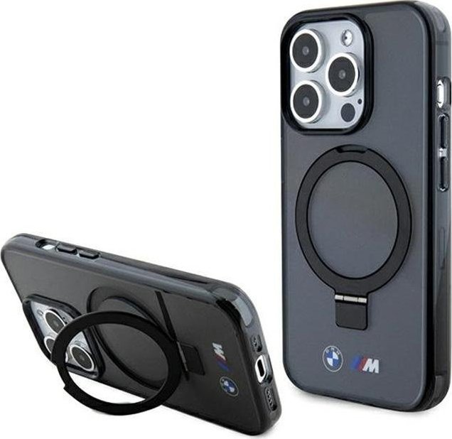 BMW BMW Ring Stand M Collection MagSafe - Etui iPhone 15 Pro Max (czarny)