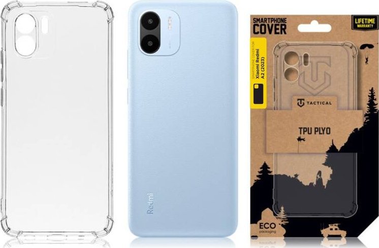 Tactical TPU Plyo Cover for Xiaomi Redmi A2 2023 Transparent standard