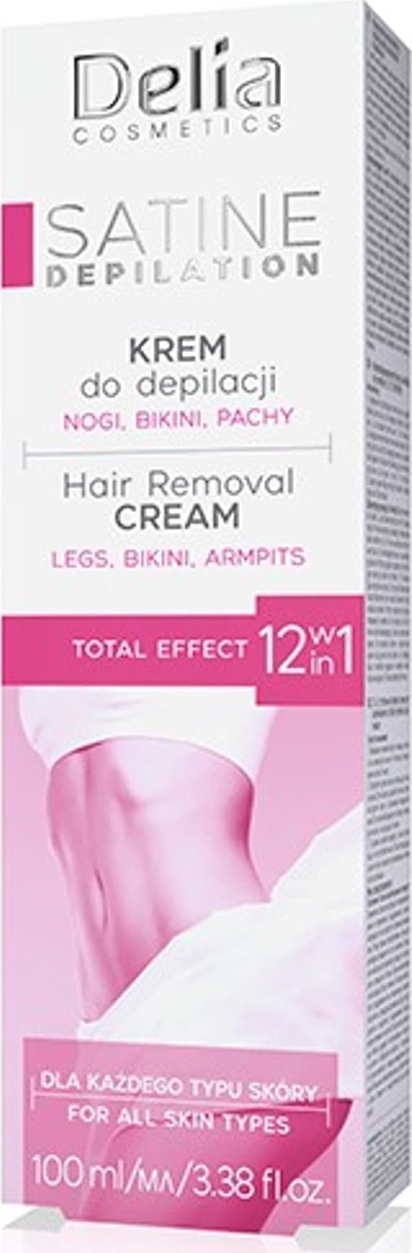 Delia DELIA Satine Depilation Krem do depilacji 12w1 Total Effect 100 ml