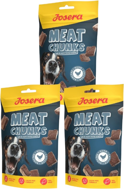 Josera Meat Chunks z kurczakiem 3x70g
