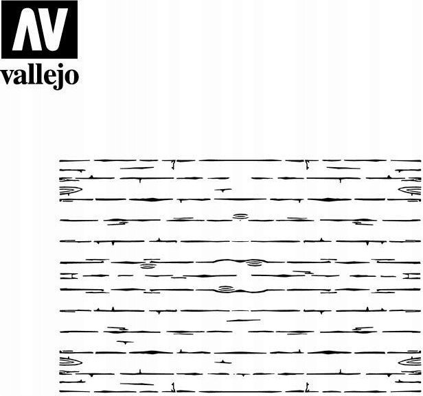 Vallejo Vallejo: Stencils - Wood Texture 1