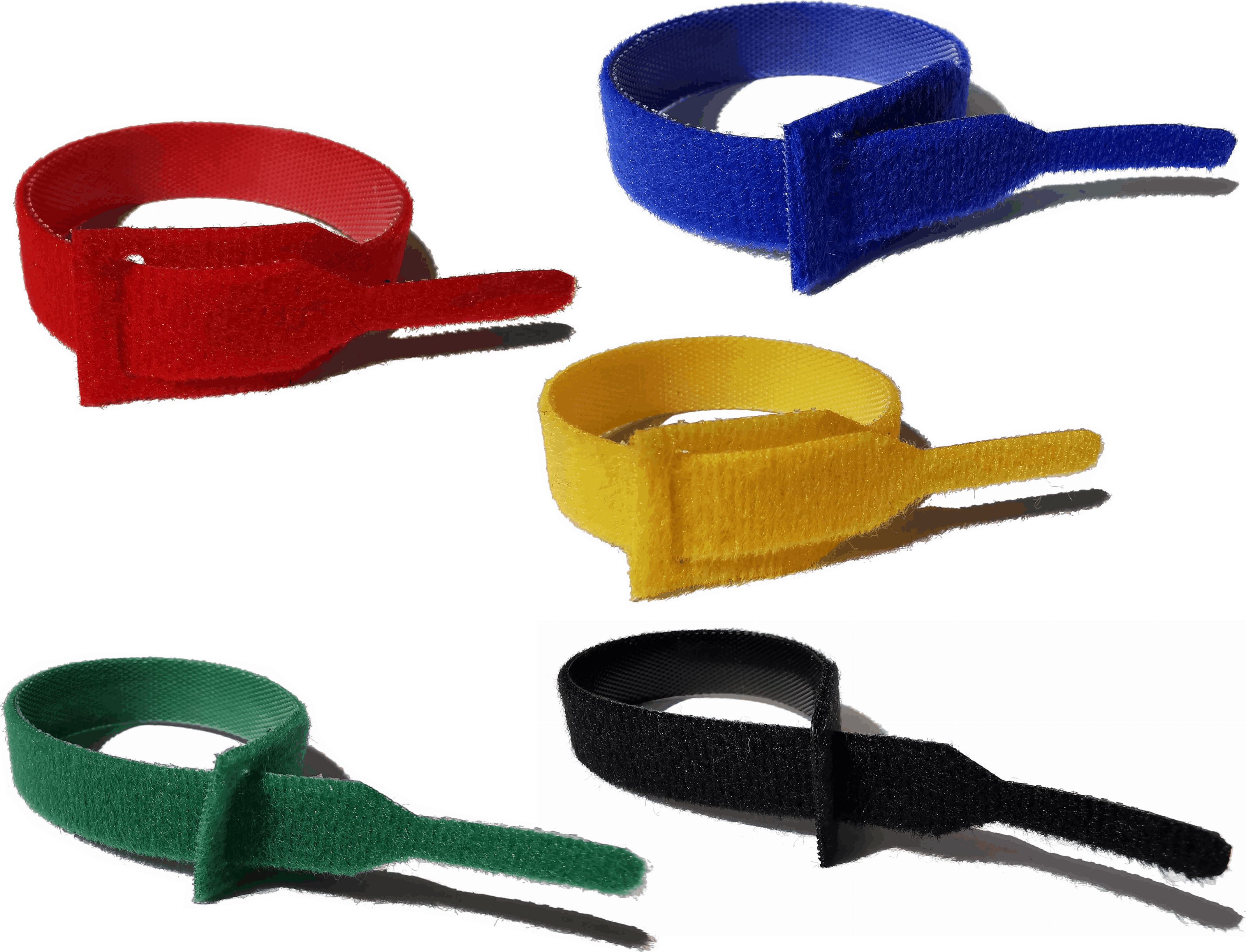 Organizer Wojtap Opaski rzepowe do kabli 20x150 mm 10 szt. mix kolorów