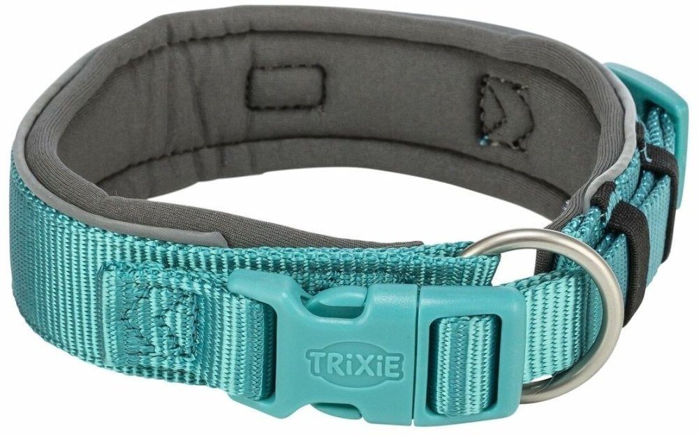 Obroża dla psa Trixie Premium Grafit Jasnoniebieski L 46-55 cm