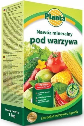 Planta Nawóz mineralny do warzyw granulowany 1 kg