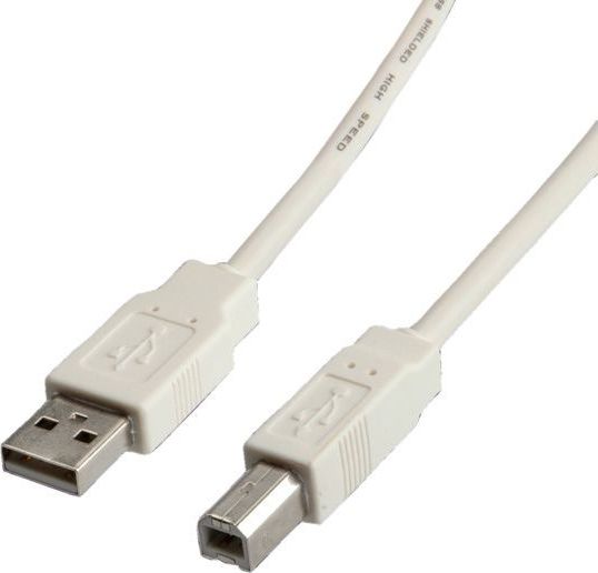 Kabel USB RBLINE USB-A - USB-B 0.8 m Szary (S3101)
