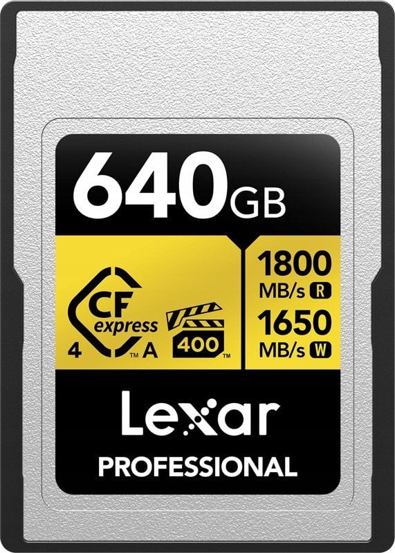 Karta Lexar Professional Gold CFexpress 640 GB (LCAGOLD640G-RNENG)