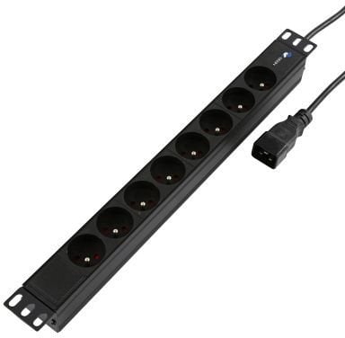 POWER STRIP 19" C20 - 8 WAY