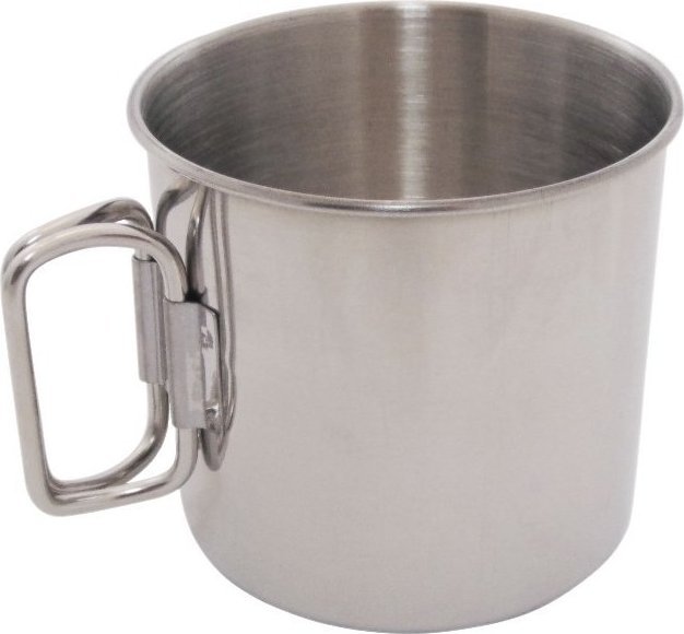 Fox KUBEK STALOWY 450 ml ZE SKŁADANYM UCHEM