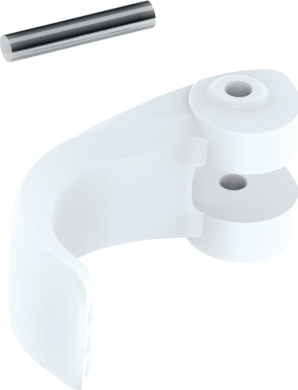 Leki LEKI Klamra + / 2+ 14/12mm 1szt biały