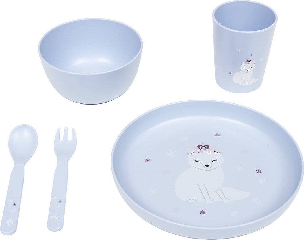 Atmosphera Zestaw dla dzieci do jedzenia WINTER FOX, 5 elementów