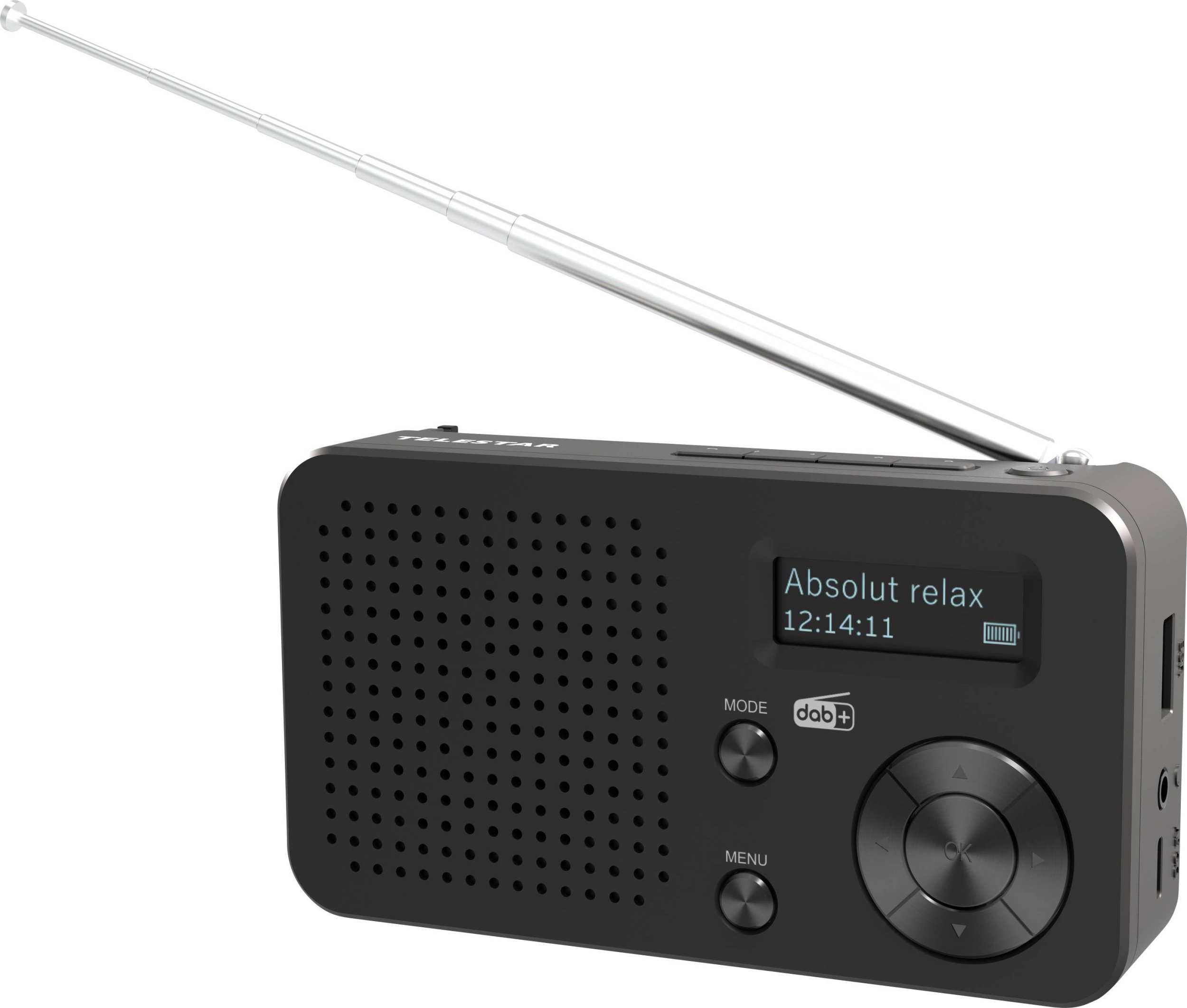 TELESTAR TOP 100 Schwarz DAB+Radios Portable Radio