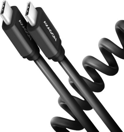 Kabel USB Axagon USB-C - USB-C 0.6 m Czarny (BUCM-CM10TB)