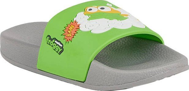 Coqui Klapki dla dzieci Coqui Ruki szaro-zielone 6383-634-4877 24-25