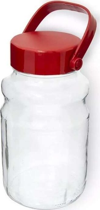 Triton Szklany Słoik Słój z rączką PET 8 L na Ogórki