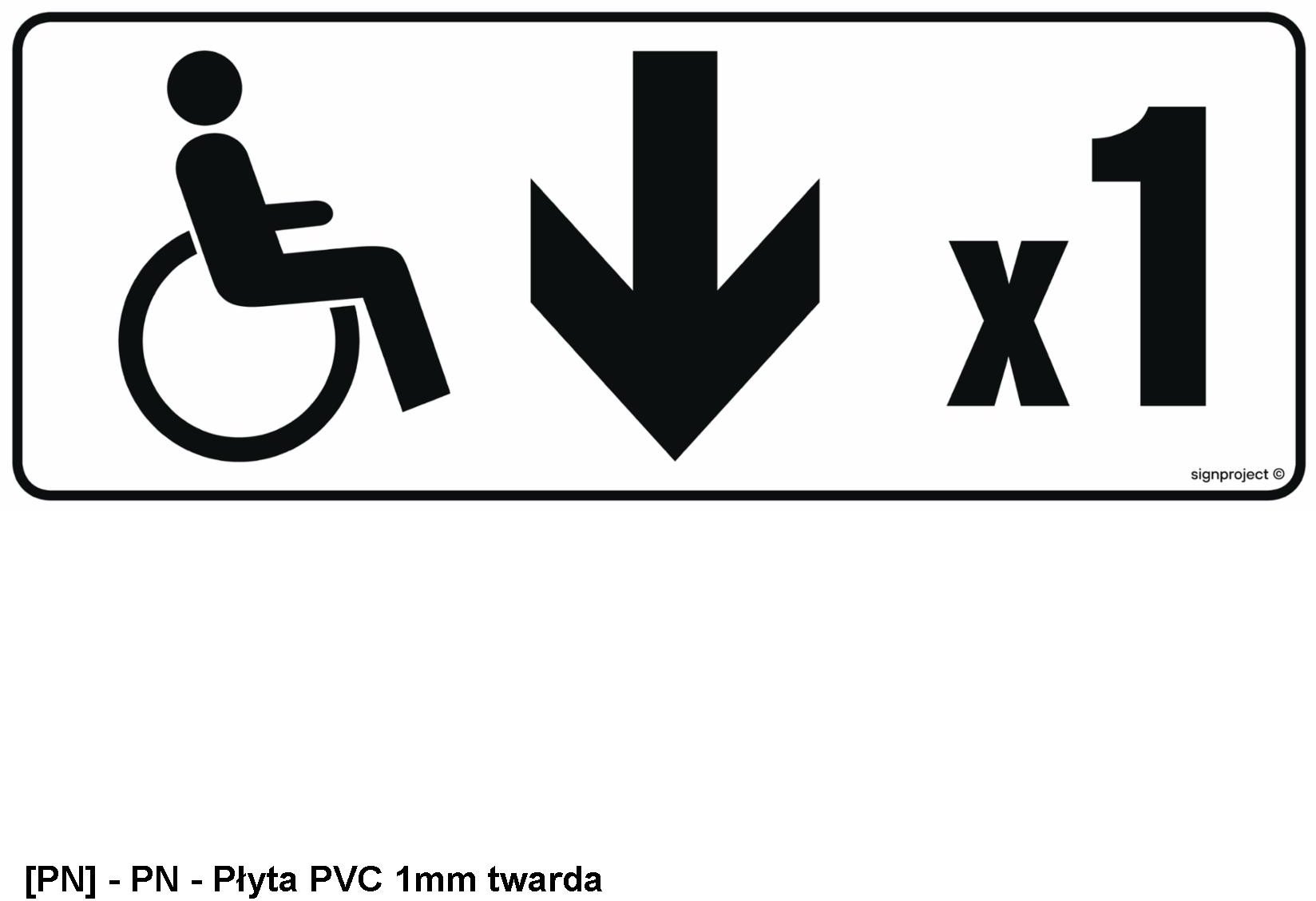 SA053 - Miejsce parkingowe dla niepełnosprawnych