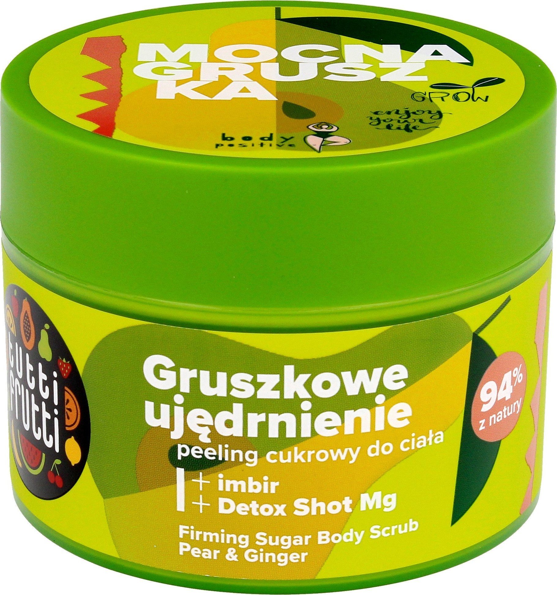 Farmona Farmona Tutti Frutti Peeling cukrowy do ciała Gruszkowe Ujędrnienie - Gruszka&Imbir 300g