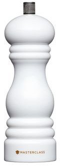 Młynek do przypraw MasterClass Młynek ręczny do soli lub pieprzu 17 cm - White