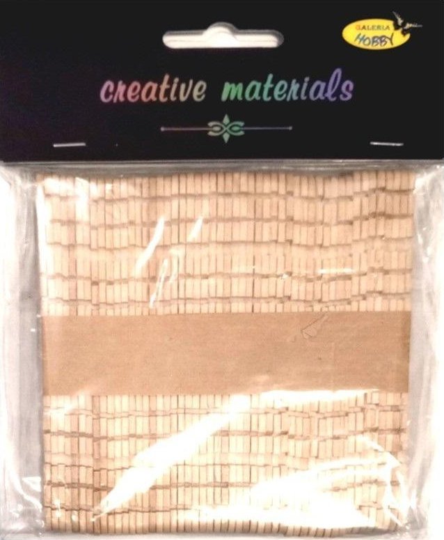 Patyczki frezowane naturalne 114mm 50szt