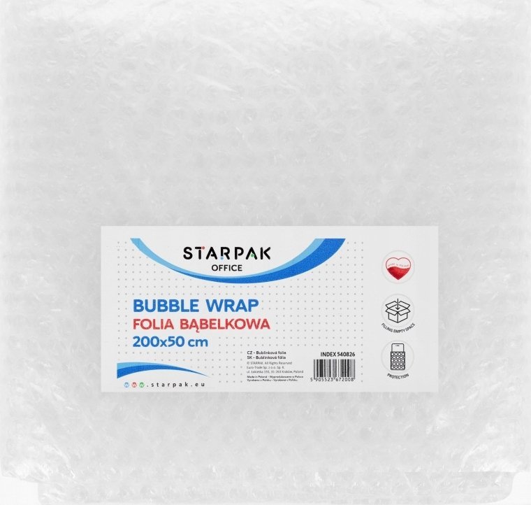 Starpak FOLIA BABELKOWA 0,5X2M STK FOL 1/10