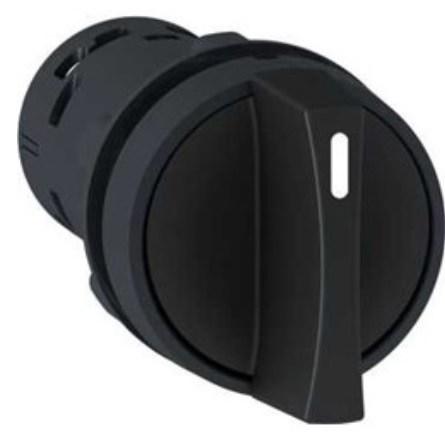Schneider Electric Przełącznik 2 położeniowy bez samopowrotu 22mm czarny XB7ND21