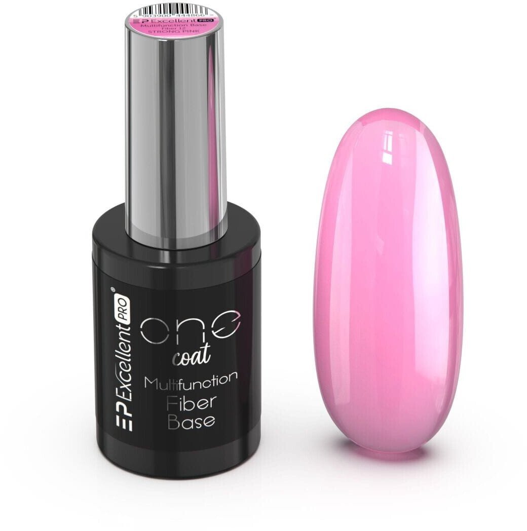Excellent PRO One Coat Multifunction Fiber Base baza hybrydowa z włóknami Strong Pink 11g