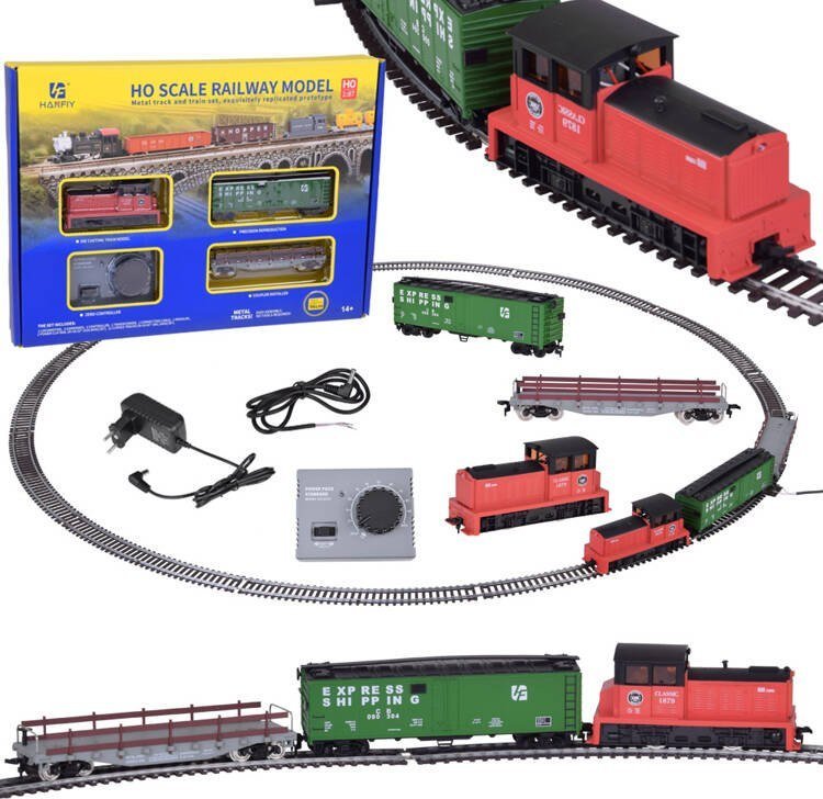 Jokomisiada Kolejka elektryczna lokomotywa klasyk z jednostką sterującą H0 1:87 RC0652