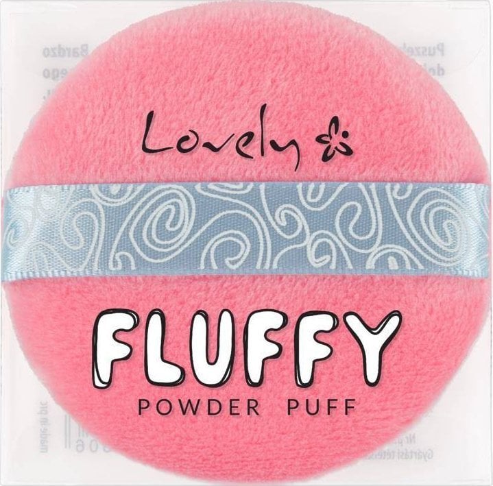 Alkotest LOVELY_Fluffy Powder Puff puszek do aplikacji pudru Róż
