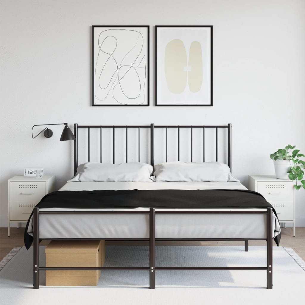 vidaXL Szafki nocne, 2 szt., białe, 36x39x50,5 cm, stal