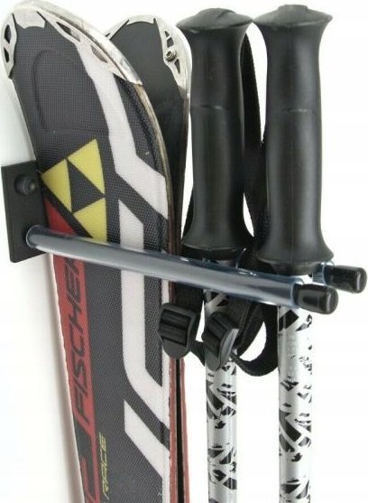 QLS WIESZAK NA NARTY METALOWY DO ŚCIANY 22CM DO 30KG N2