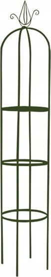 Metalowa pergola ogrodowa 215x41cm Okrągła podpora dla roślin pnących