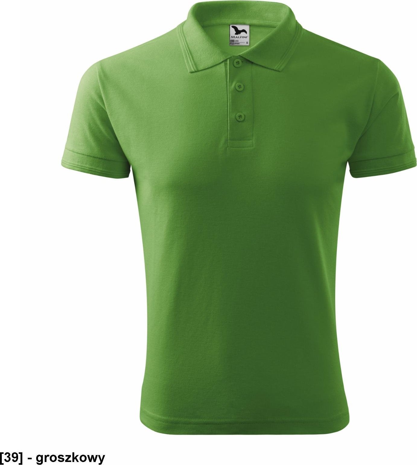 MALFINI Pique Polo 203 - ADLER - Koszulka polo męska, 200 g/m - groszkowy 3XL