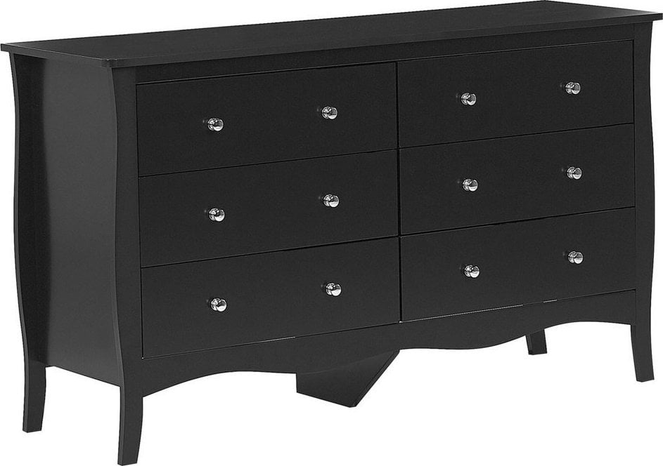 Beliani Komoda czarna WINCHESTER!