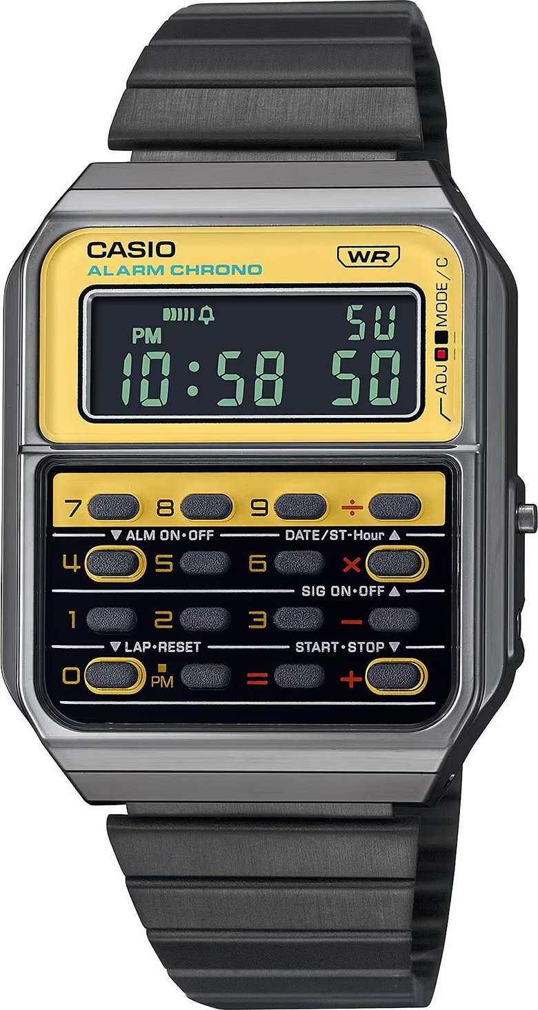 Zegarek Casio Vintage Zegarek męski Casio CA-500WEGG-9BEF czarny