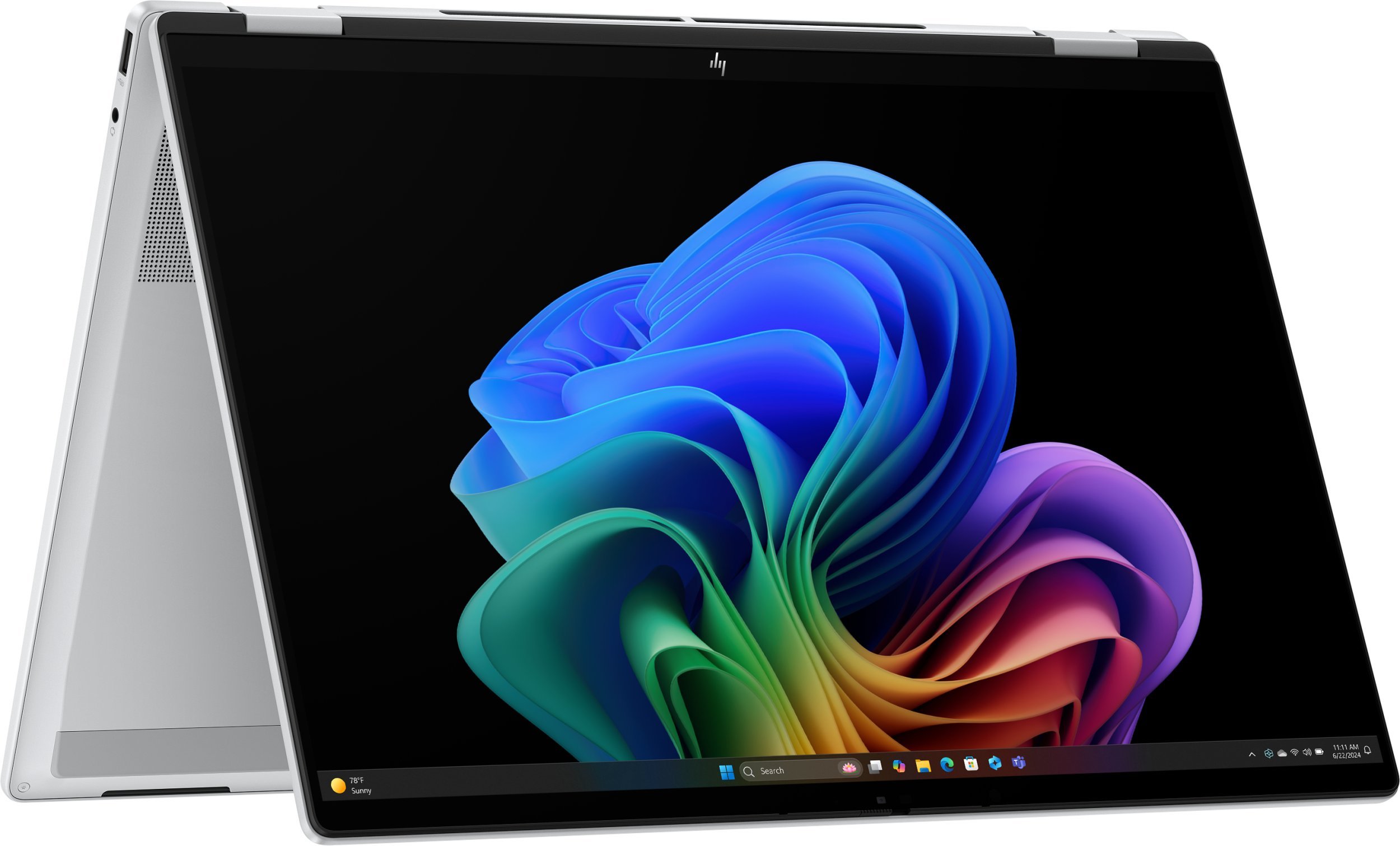 Laptop HP OmniBook X Flip 2-in-1 NG AI 16-as0003nw - Ultra 7 258V | 16"-3K-OLED-Touch | 32GB | 1TB | Win11Home | Glacier Silver